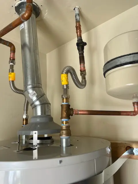 Water heater installation and plumbing repair in Greenfield